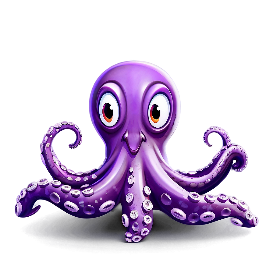 Cartoon Octopus Character Png 88 PNG Image