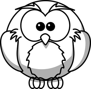 Cartoon Owl Graphic PNG Image