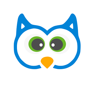 Cartoon Owl Icon PNG Image