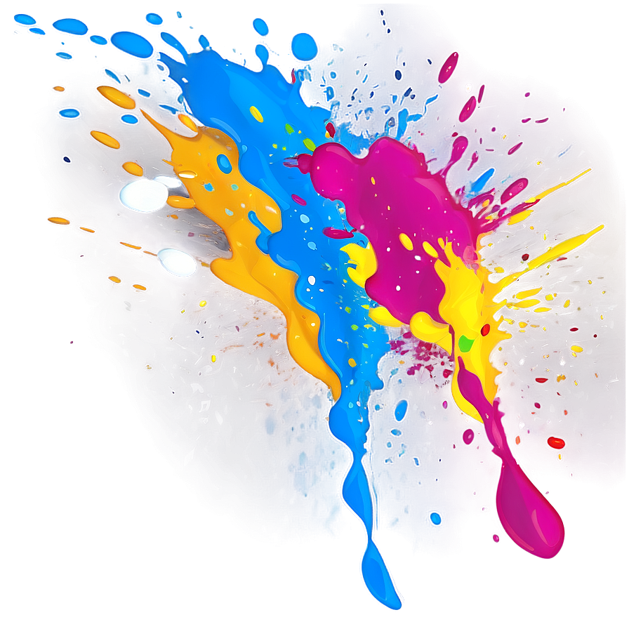 Cartoon Paint Splatter Png 64 PNG Image