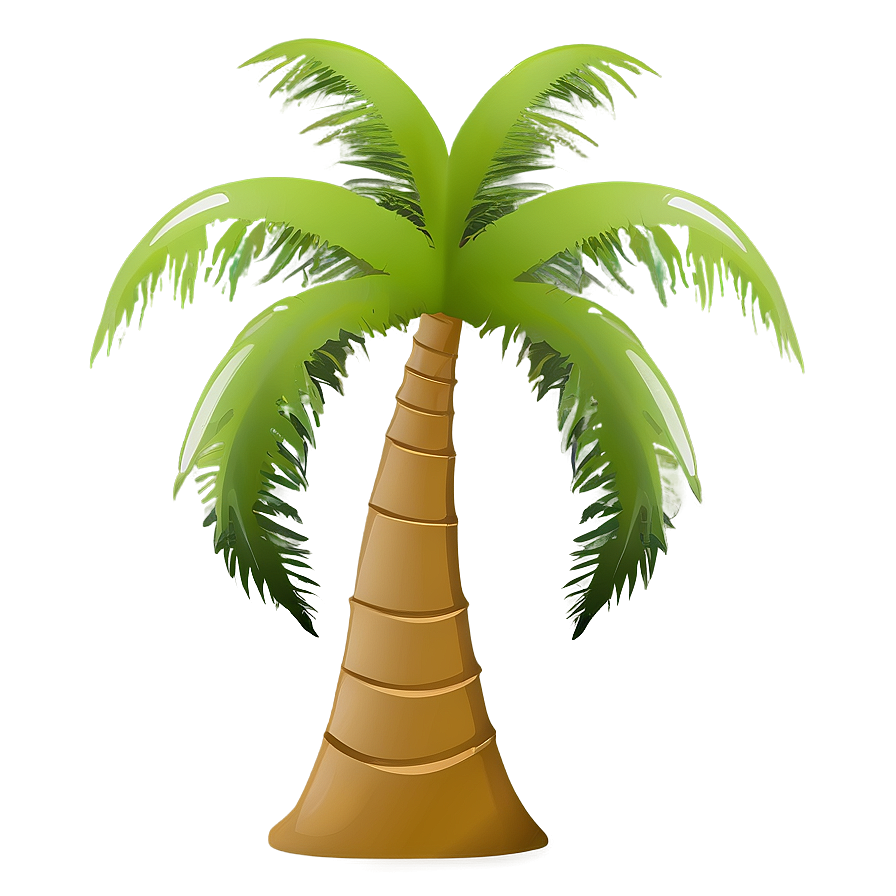 Cartoon Palm Tree Silhouette Png Bfy18 PNG Image