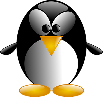 Cartoon Penguin Graphic PNG Image