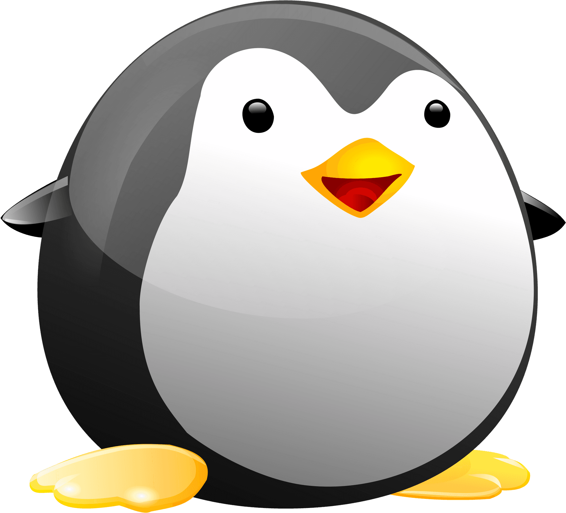 Cartoon Penguin Graphic PNG Image