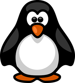 Cartoon Penguin Graphic PNG Image