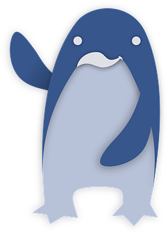 Cartoon Penguin Graphic PNG Image