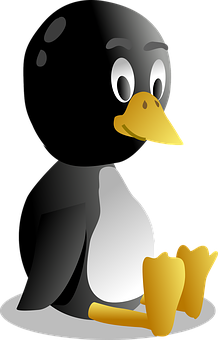 Cartoon Penguin Graphic PNG Image