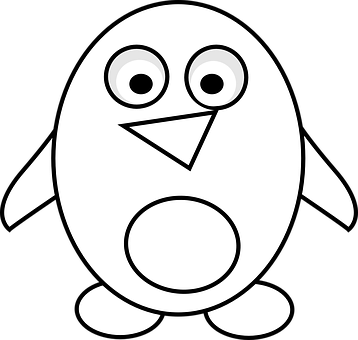 Cartoon Penguin Graphic PNG Image