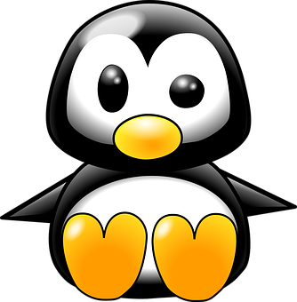 Cartoon Penguin Graphic PNG Image