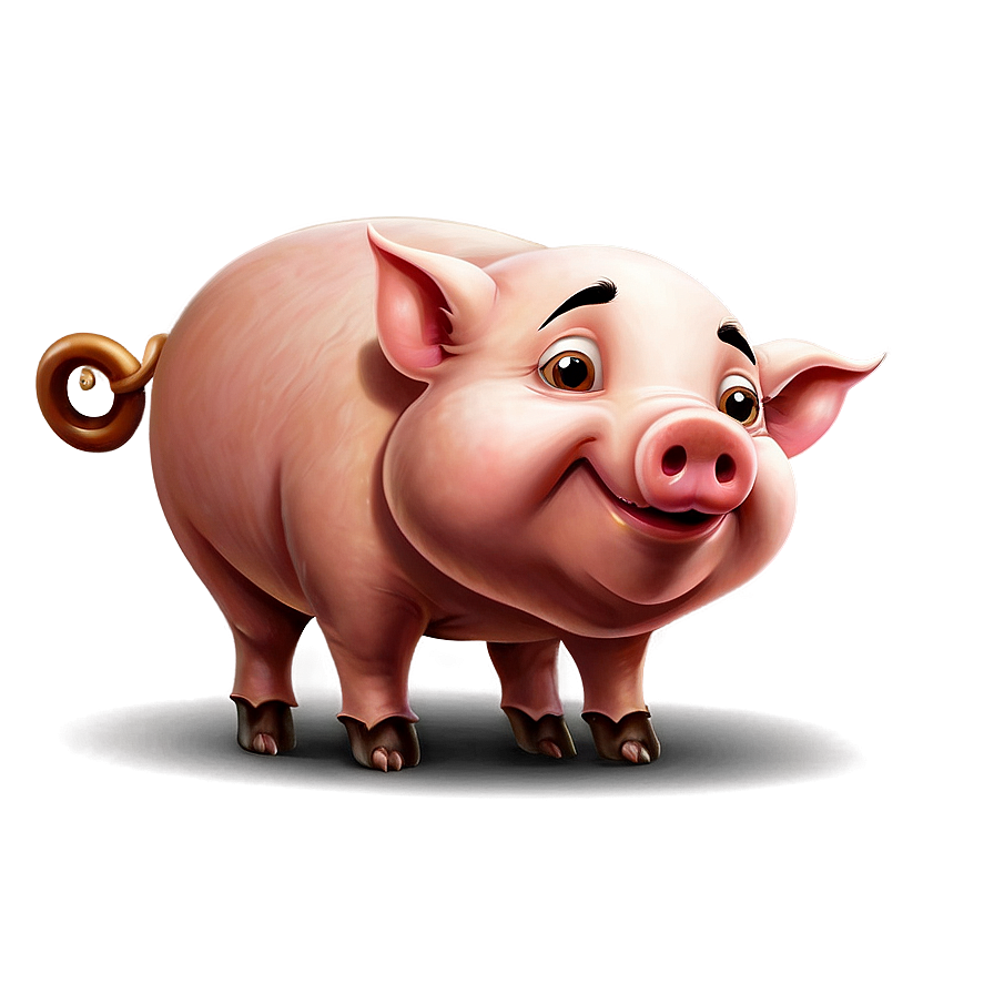 Cartoon Pig Png Qnm51 PNG Image