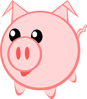 Cartoon_ Pig_ Vector_ Graphic PNG Image