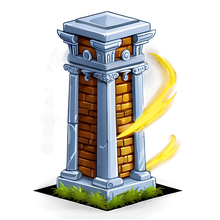 Cartoon Pillar Png 05242024 PNG Image