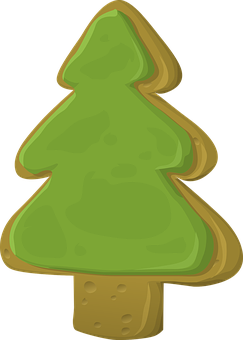 Cartoon Pine Tree Graphic PNG Image