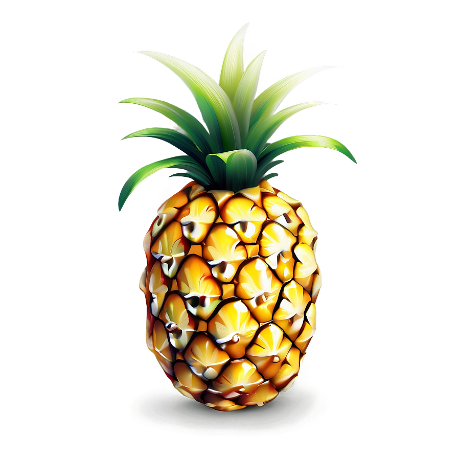 Cartoon Pineapple Png 05032024 PNG Image