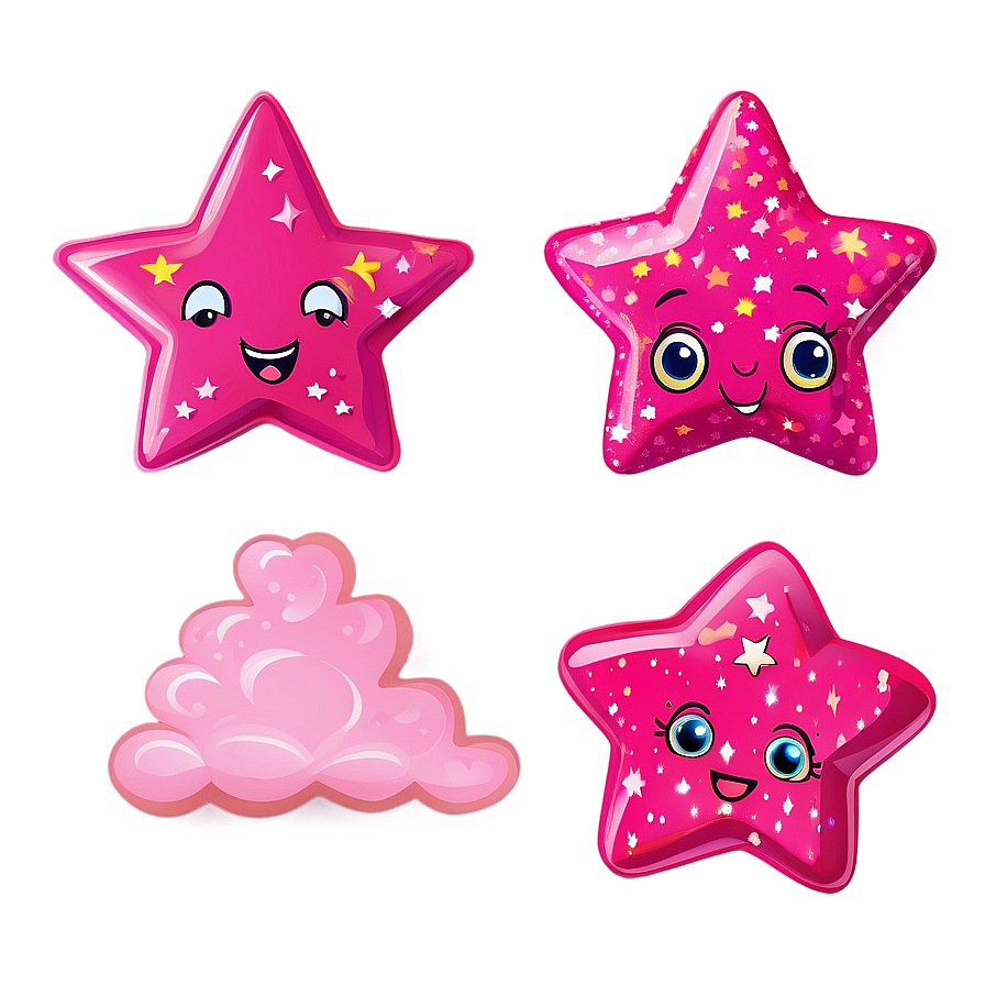 Pink Stars PNG Images [200+] - SubPNG.com