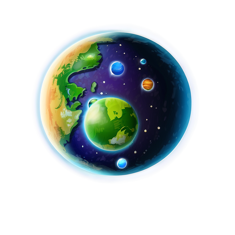 Cartoon Planets Png Nra PNG Image