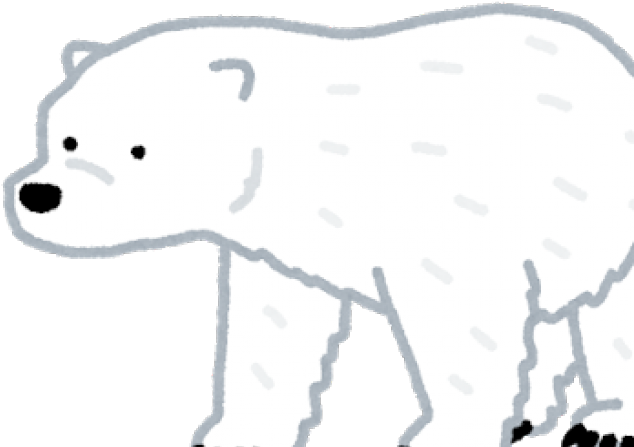 Cartoon Polar Bear Illustration PNG Image