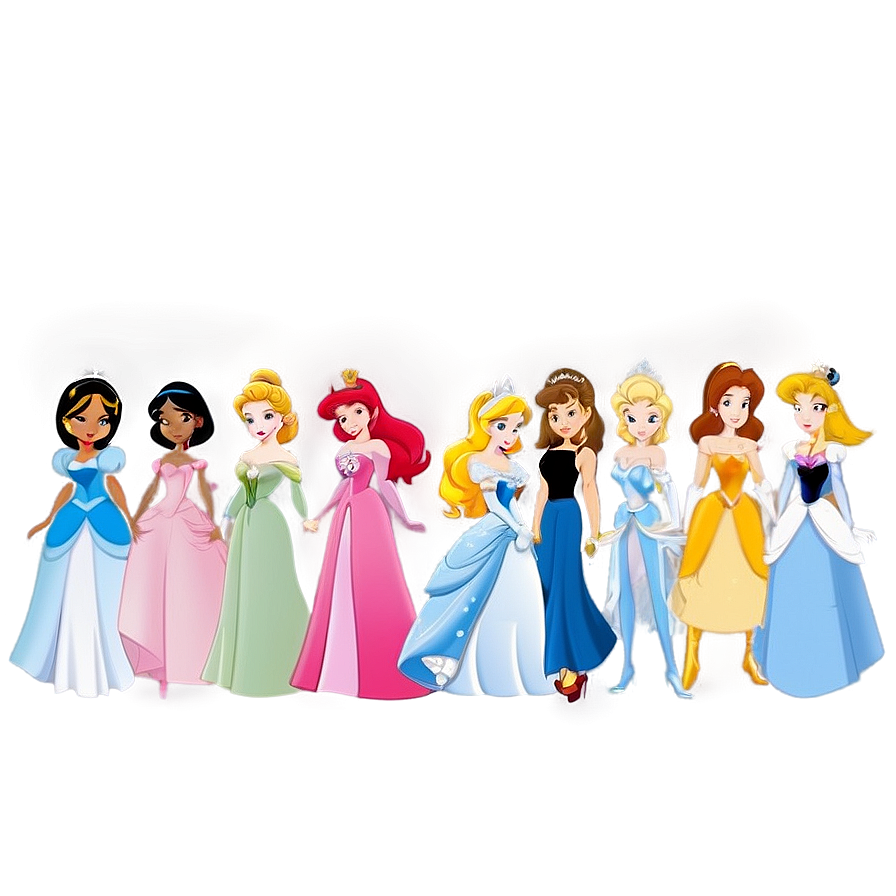 Cartoon Princesses Png Grx PNG Image