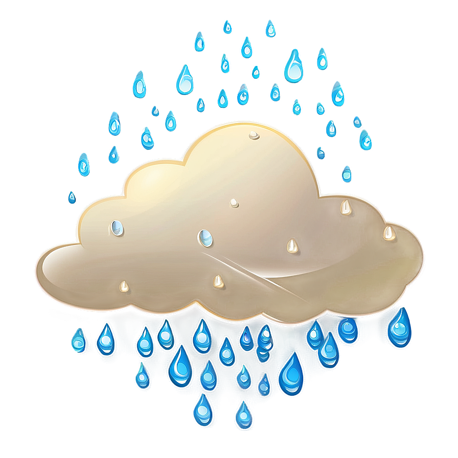 Cartoon Rain Cloud Png Mcb PNG Image