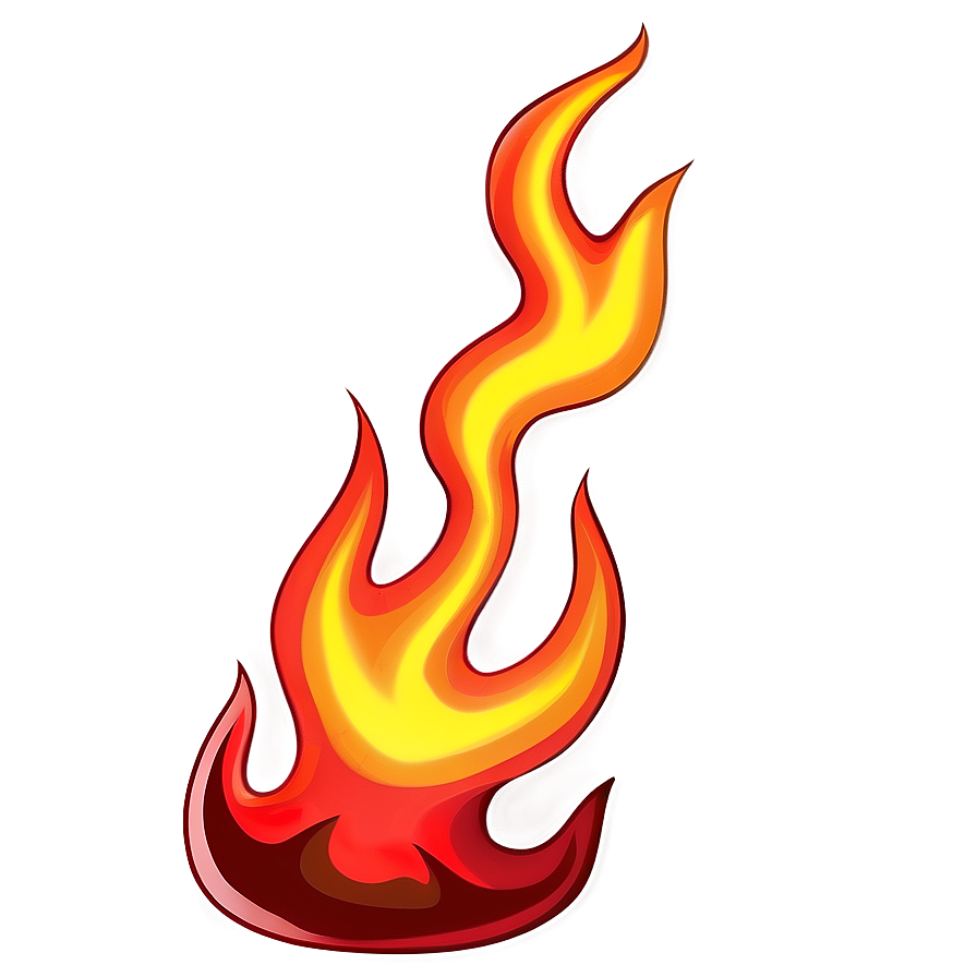 Cartoon Red Fire Png 06252024 PNG Image