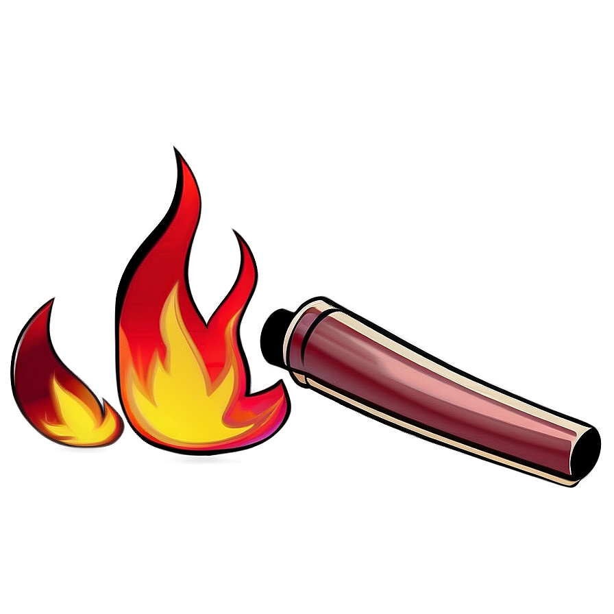 Cartoon Red Fire Png Xeg PNG Image