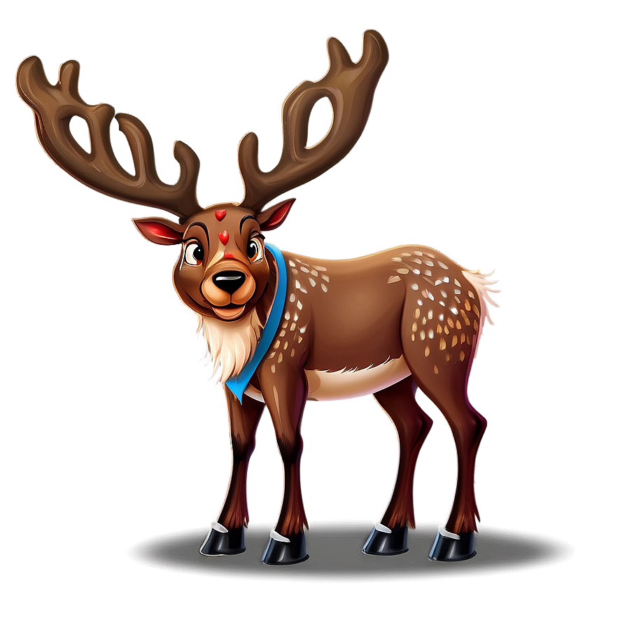 Cartoon Reindeer Png Ktu59 PNG Image