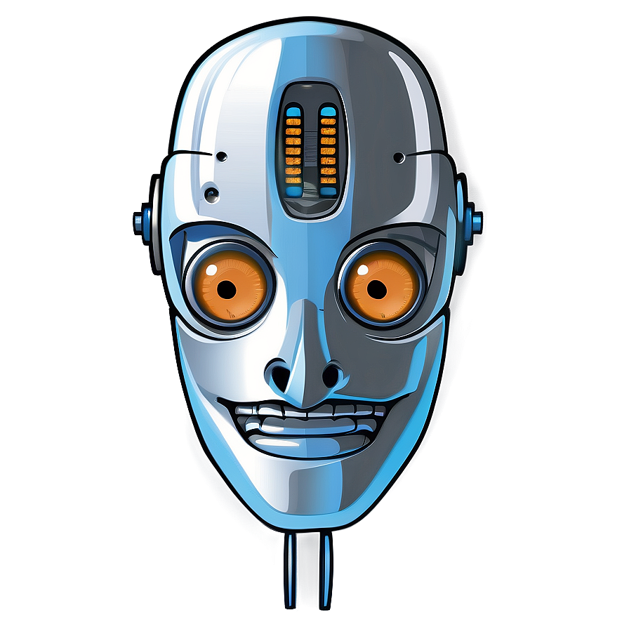 Cartoon Robot Head Png 64 PNG Image