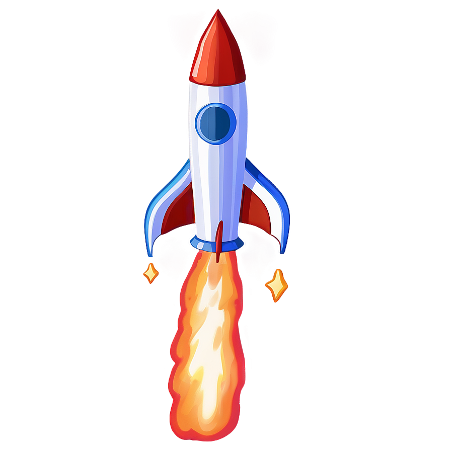 Cartoon Rocket Fire Png Xfj61 PNG Image