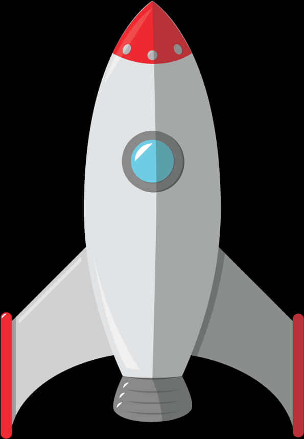 Cartoon Rocket Illustration PNG Image