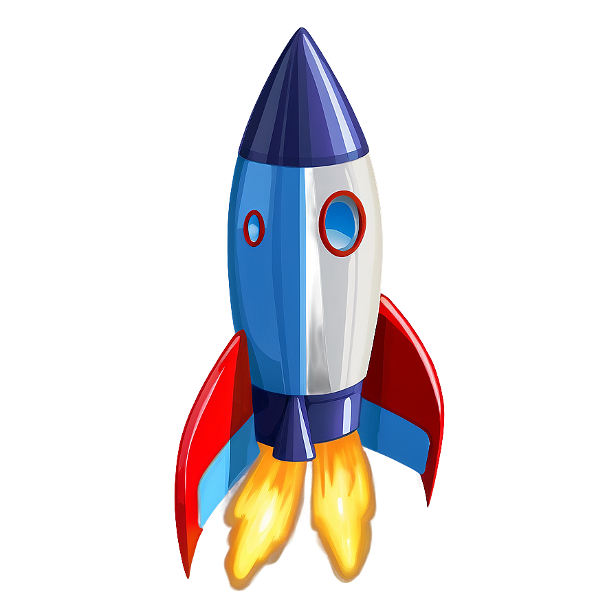 Cartoon Rocket Png Viw PNG Image