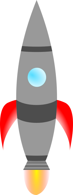 Cartoon Rocket Vector Illustration PNG Image