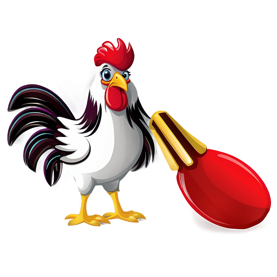 Cartoon Rooster Design Png Qqf PNG Image