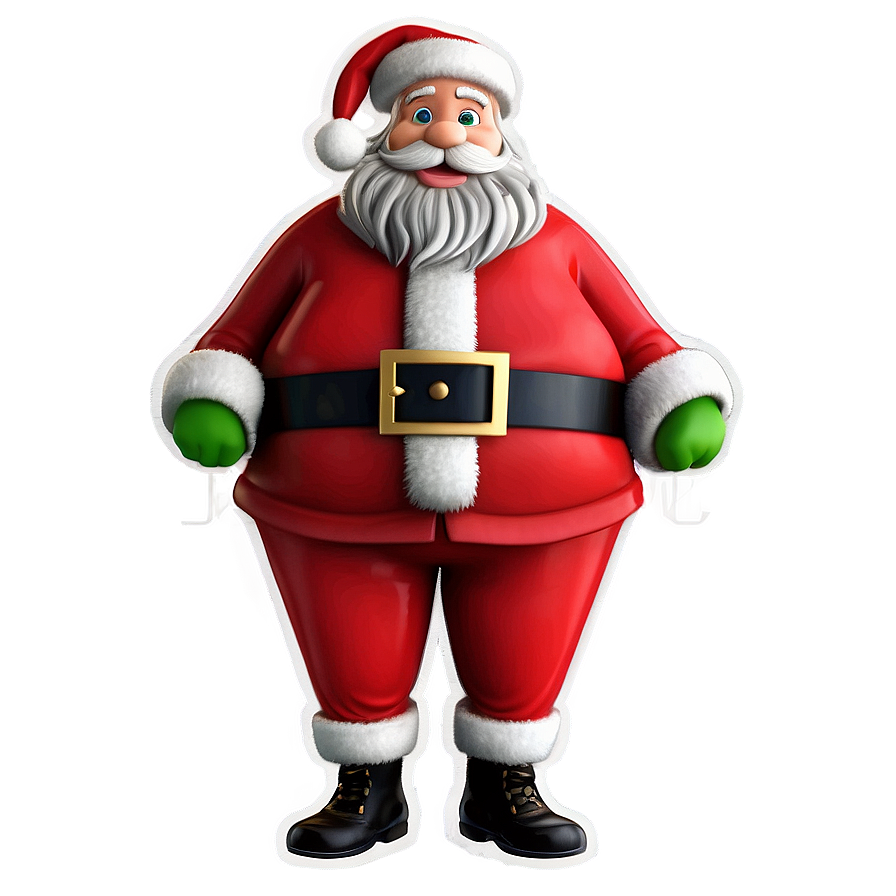 Cartoon Santa Outfit Png Lxe24 PNG Image