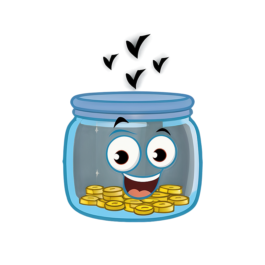 Cartoon Savings Jar Png Pju PNG Image