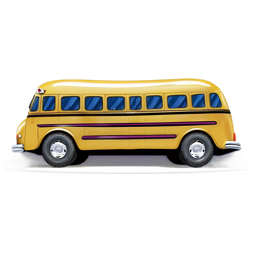 Cartoon School Trip Bus Png 06272024 PNG Image