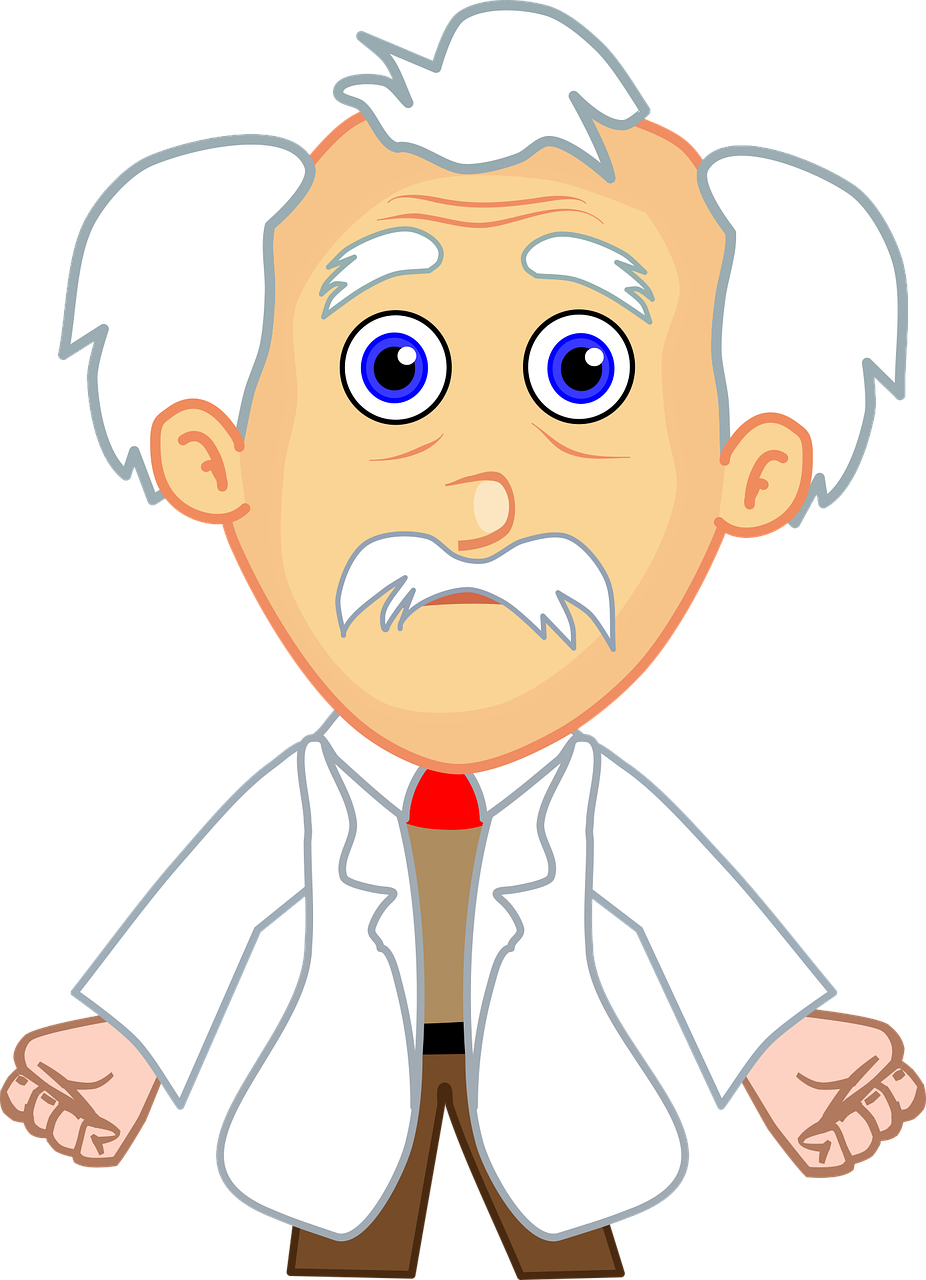 Cartoon Scientist Character.png PNG Image