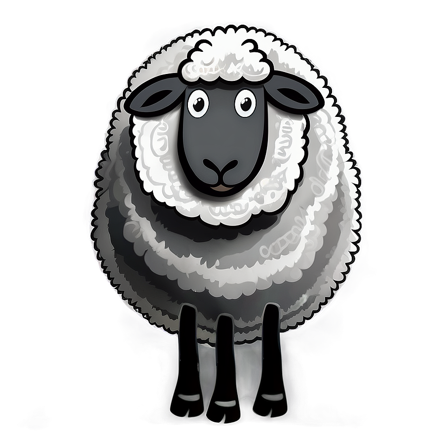 Cartoon Sheep Clipart Png 73 PNG Image