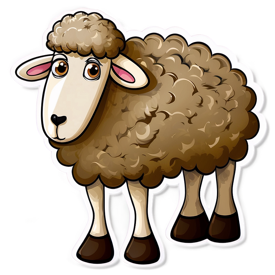 Cartoon Sheep Clipart Png Dty PNG Image