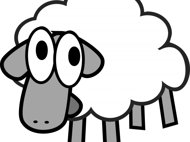 Cartoon Sheep Illustration PNG Image