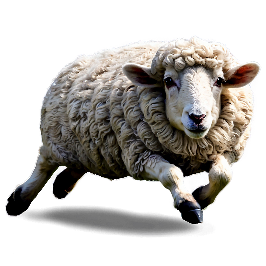 Cartoon Sheep Jumping Png Kfj95 PNG Image