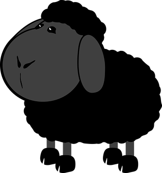 Cartoon_ Sheep_ Silhouette.jpg PNG Image