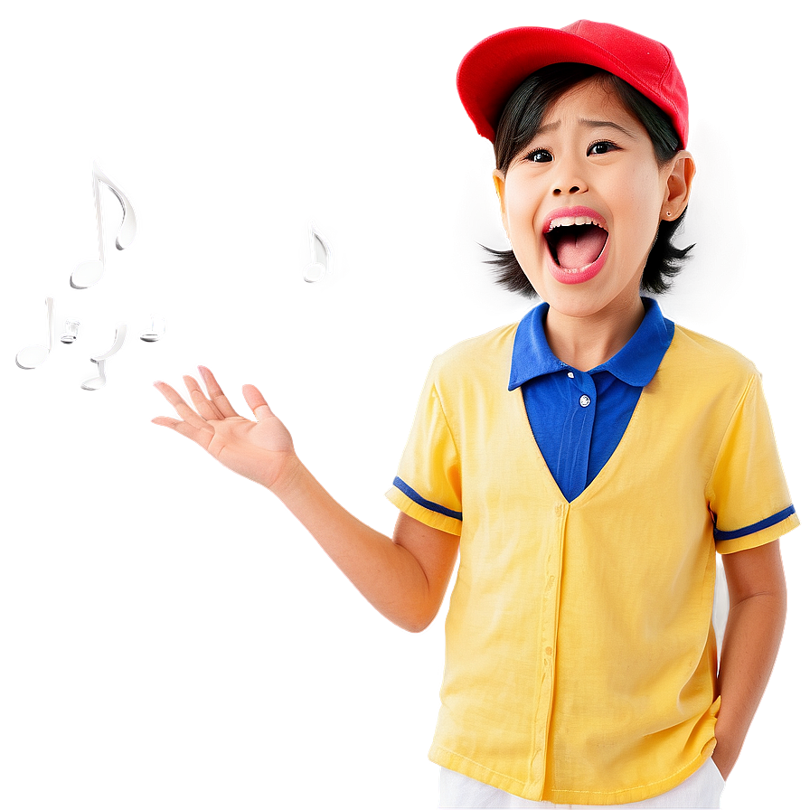 Cartoon Singing Png Jvi PNG Image