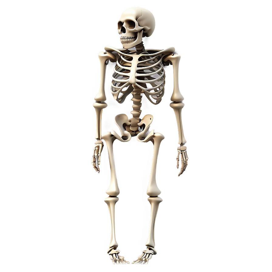 Cartoon Skeleton Side View Png Tam65 PNG Image