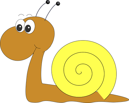 Cartoon_ Snail_ Vector_ Graphic PNG Image