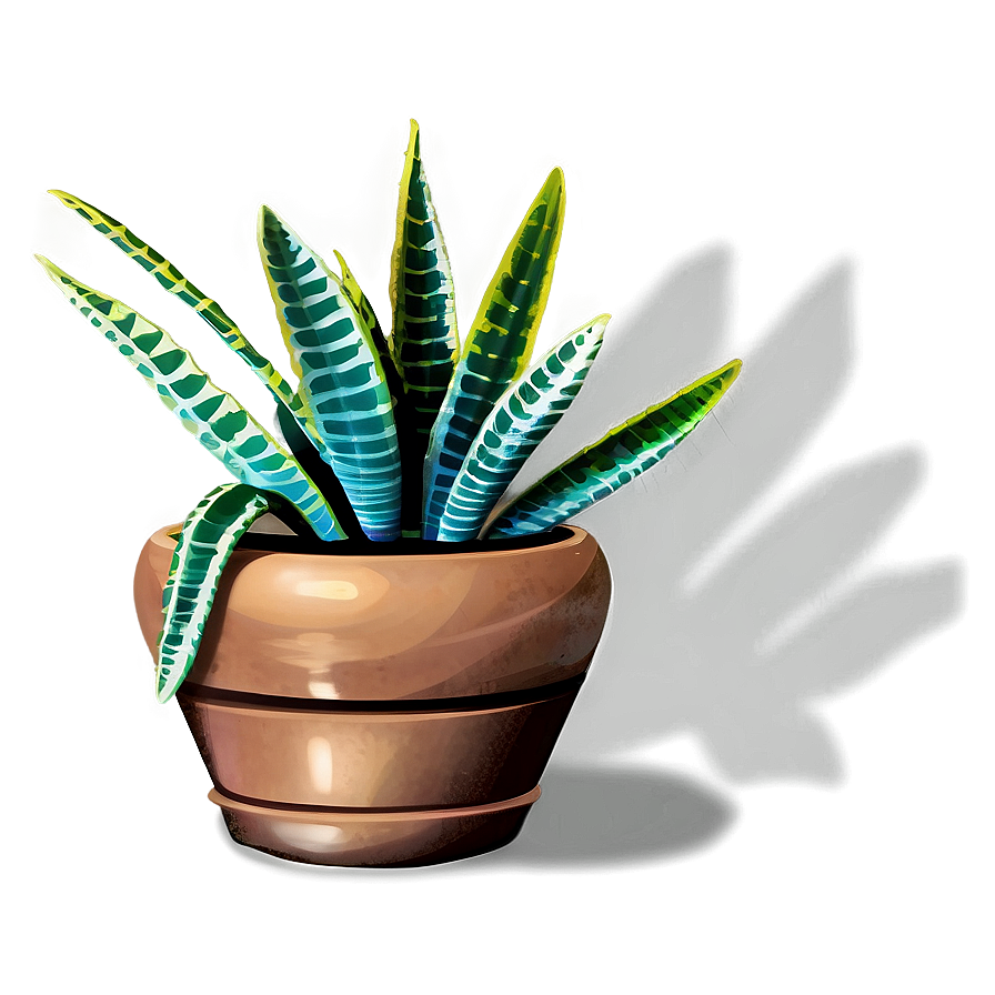 Cartoon Snake Plant Png Bjw10 PNG Image