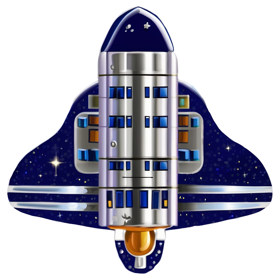 Cartoon Spacecraft Illustration Png 06292024 PNG Image