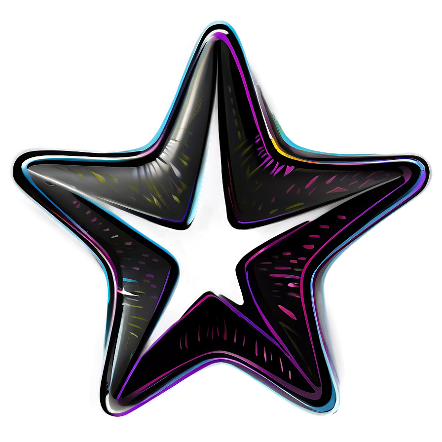 Cartoon Star Outline Png Ehb PNG Image