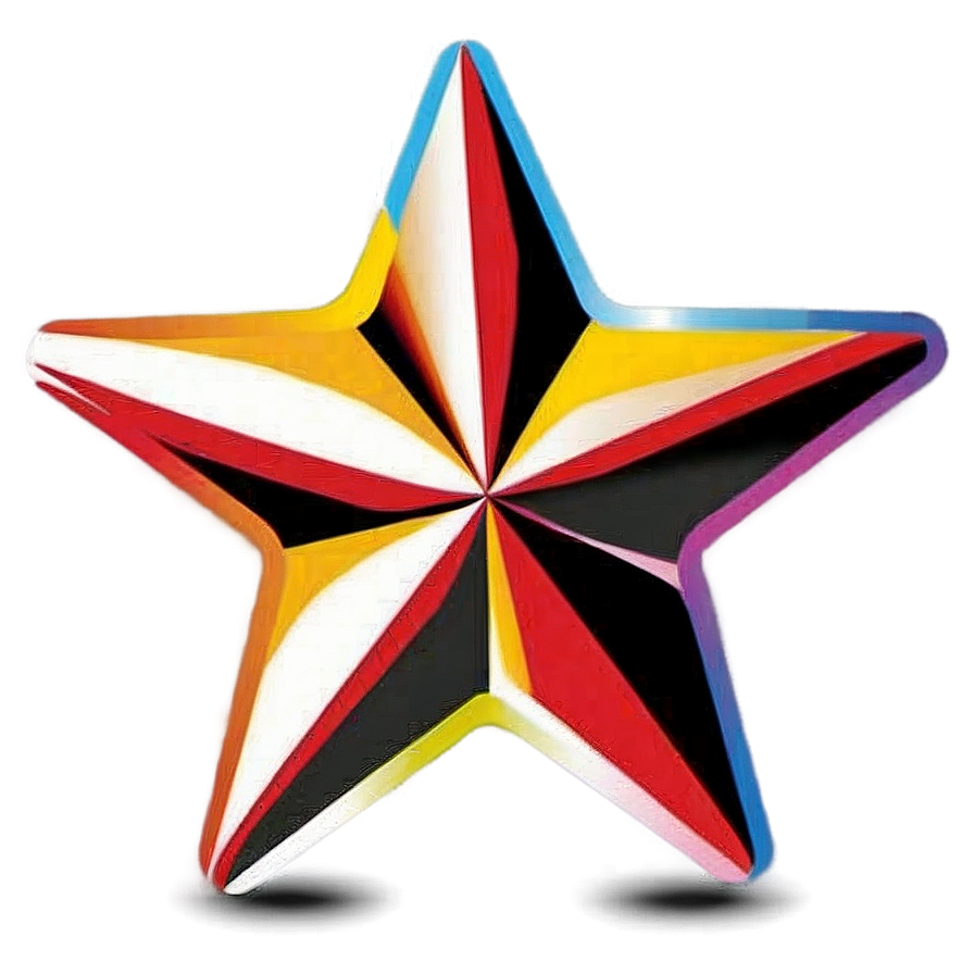 Cartoon Star Silhouette Png 06132024 PNG Image