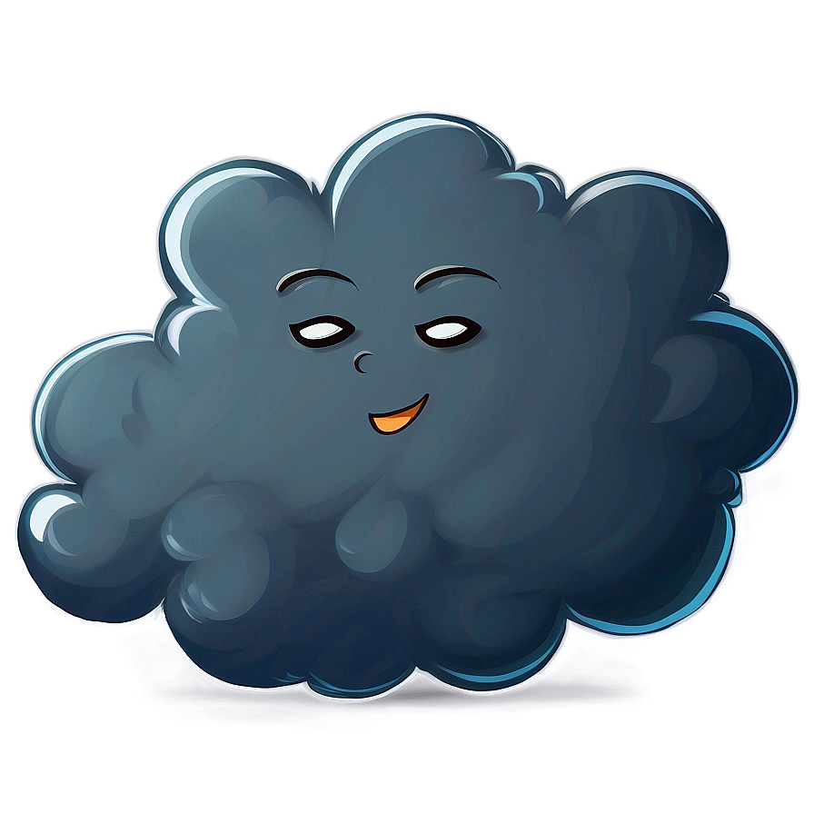 Cartoon Storm Cloud Png 99 PNG Image