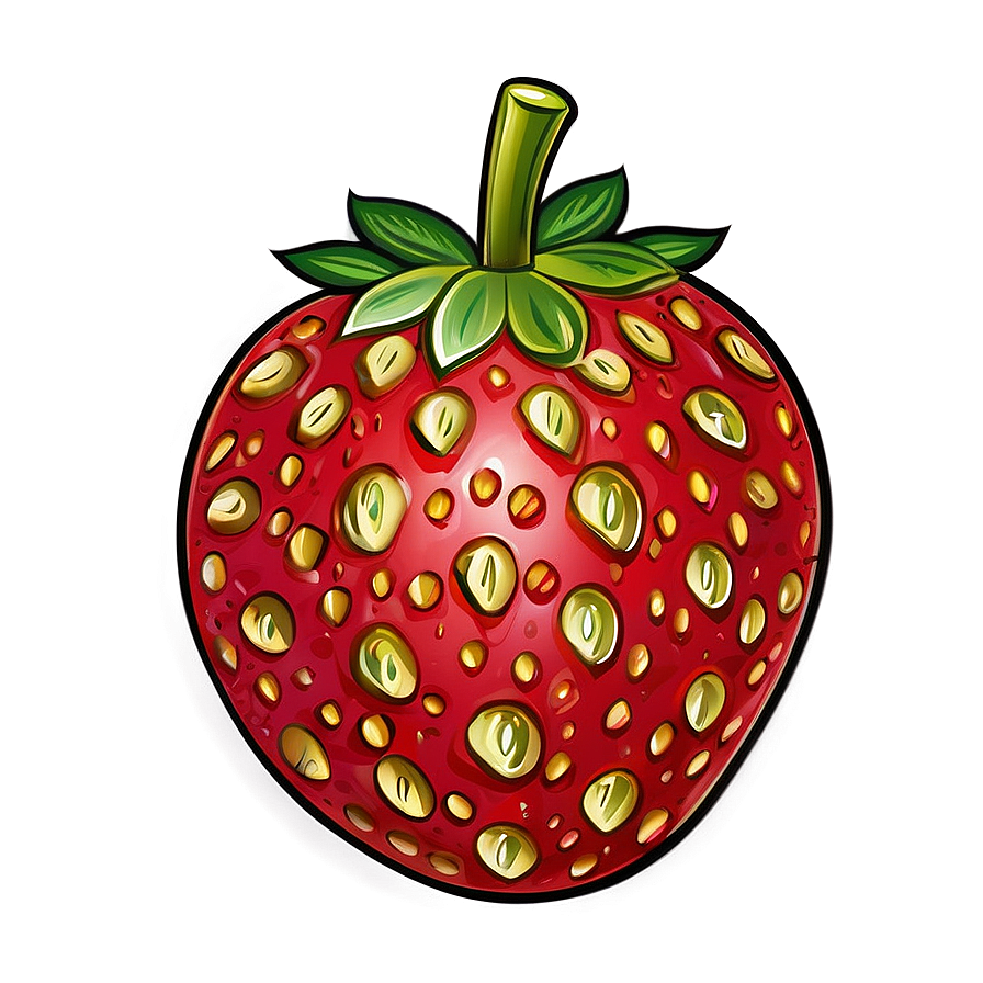 Cartoon Strawberry Png 05042024 PNG Image