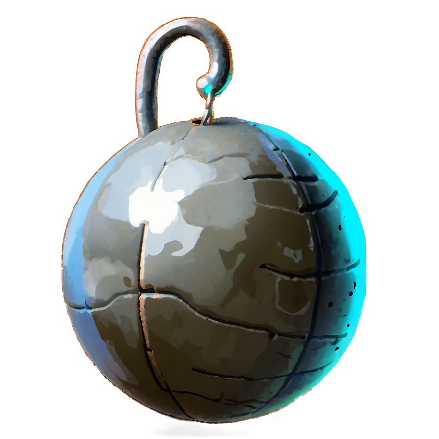 Cartoon Style Wrecking Ball Png Mtx93 PNG Image